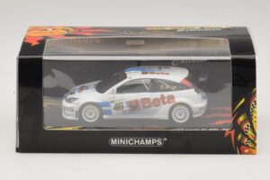 Ford Focus RS WRC #46 V. Rossi / C. Cassina RAC Rally 2007 Minichamps 1:43 400078446 Metalas - nuotrauka 5 iš 5