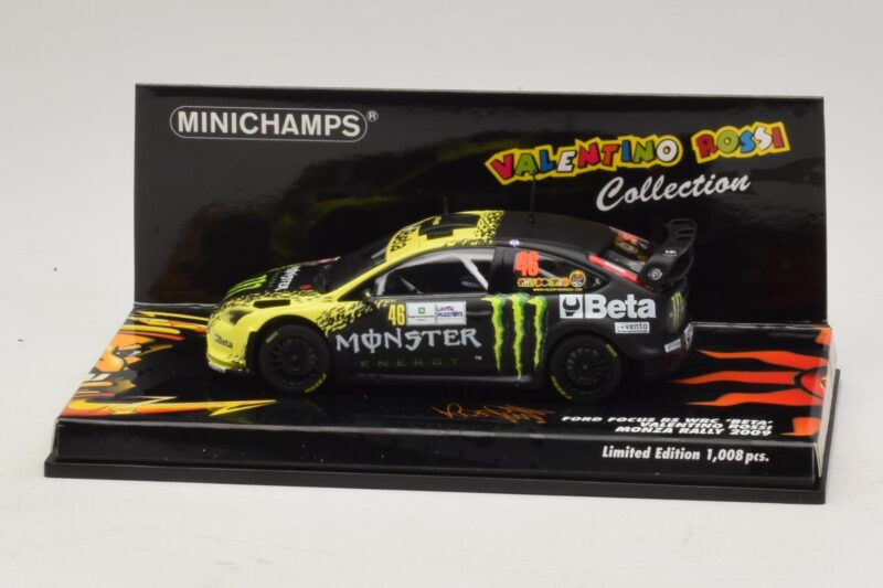 Ford Focus RS WRC #46 V. Rossi / C. Cassina Monza Rally Show 2009 Minichamps 1:43 400098946 Metalas