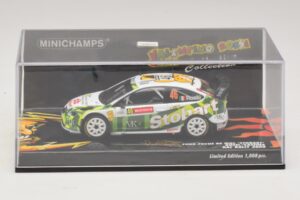 Ford Focus RS WRC #46 V. Rossi / C. Cassina RAC Rally 2008 Minichamps 1:43 400088146 Metalas - nuotrauka 4 iš 5