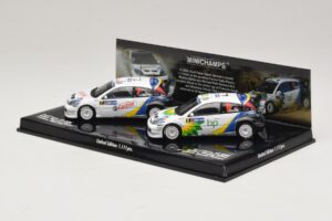 Ford Focus RS WRC Rally Mexico 2004 Set Minichamps 1:43 402048376 Metalas - nuotrauka 3 iš 5