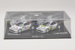 Ford Focus RS WRC Rally Mexico 2004 Set Minichamps 1:43 402048376 Metalas - nuotrauka 4 iš 5