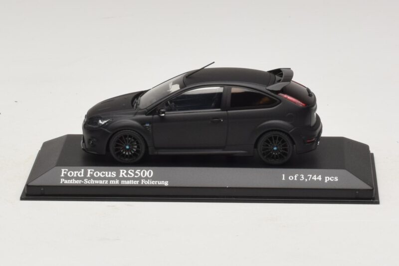 Ford Focus RS500 Mk2 Matte Black Minichamps 1:43 400088104 Metalas