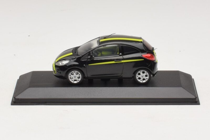 Ford Ka Mk2 Juodas Geltonas Minichamps 1:43 Ford Ka Mk2 Juodas Geltonas Minichamps 1:43 400088200 Metalas