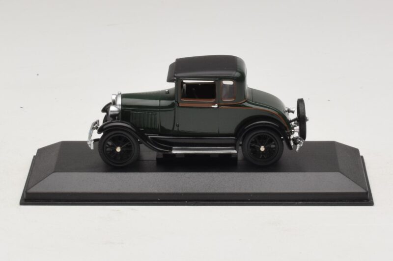 Ford Model A Standard Coupe Tamsiai Žalia Minichamps 1:43 400082101 Metalas