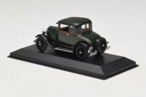 Ford Model A Standard Coupe Tamsiai Žalia Minichamps 1:43 400082101 Metalas - nuotrauka 3 iš 4