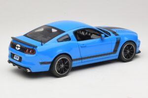 Ford Mustang Boss 302 S197 Mėlyna Shelby Collectibles 1:18 25414S Metalas - nuotrauka 3 iš 8