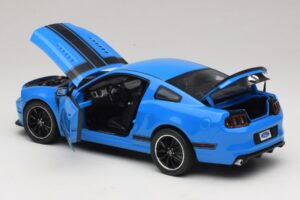 Ford Mustang Boss 302 S197 Mėlyna Shelby Collectibles 1:18 25414S Metalas - nuotrauka 5 iš 8