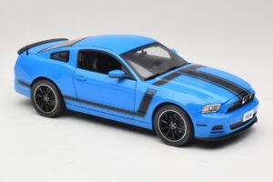 Ford Mustang Boss 302 S197 Mėlyna Shelby Collectibles 1:18 25414S Metalas - nuotrauka 6 iš 8