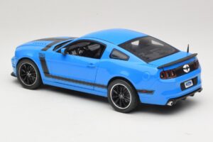Ford Mustang Boss 302 S197 Mėlyna Shelby Collectibles 1:18 25414S Metalas - nuotrauka 7 iš 8