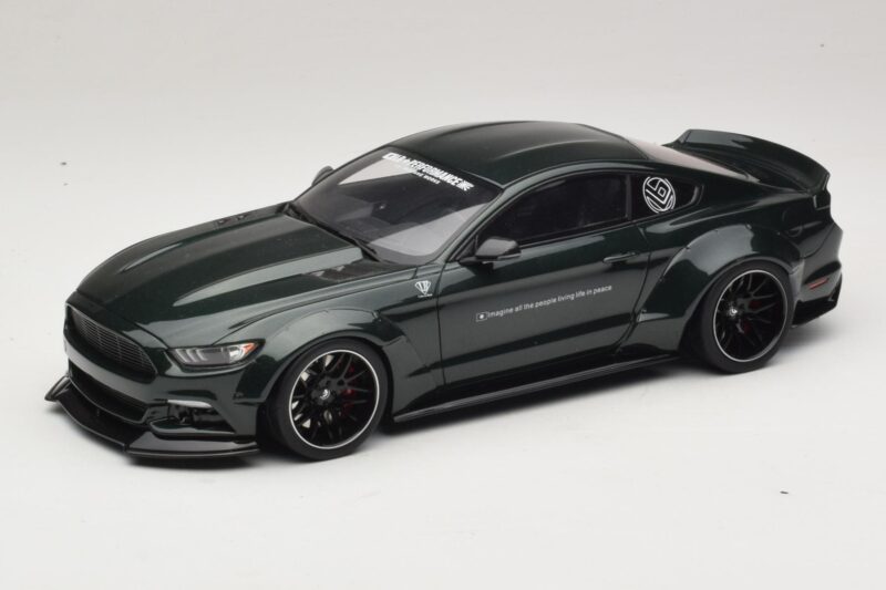 Ford Mustang Liberty Walk Žalias GT Spirit 1:18 GT838 Derva