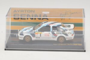 Ford Sierra RS Cosworth #1 A. Senna Rally Test 1986 Minichamps 1:43 540864399 Metalas - nuotrauka 4 iš 4