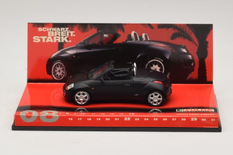 Ford StreetKa Fulda Juoda Matinis Minichamps 1:43 436086432 Metalas