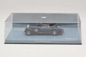 Horch 853 A Sport Cabriolet Juodas Mėlynas Minichamps 1:43 436012036 Metalas - nuotrauka 5 iš 5