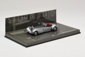 Horch 855 Special Roadster Sidabrinis Juodas Minichamps 1:43 436014204 Metalas - nuotrauka 2 iš 5