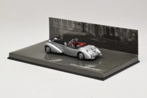 Horch 855 Special Roadster Sidabrinis Juodas Minichamps 1:43 436014204 Metalas - nuotrauka 3 iš 5