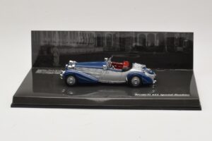 Horch 855 Special Roadster Sidabrinis Mėlynas Minichamps 1:43 436014202 Metalas