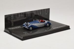 Horch 855 Special Roadster Sidabrinis Mėlynas Minichamps 1:43 436014202 Metalas - nuotrauka 2 iš 5