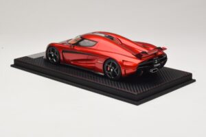 Koenigsegg Regera Candy Apple Red FrontiArt 1:18 AS010-77 Derva - nuotrauka 5 iš 7