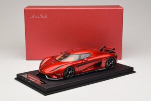 Koenigsegg Regera Candy Apple Red FrontiArt 1:18 AS010-77 Derva - nuotrauka 7 iš 7