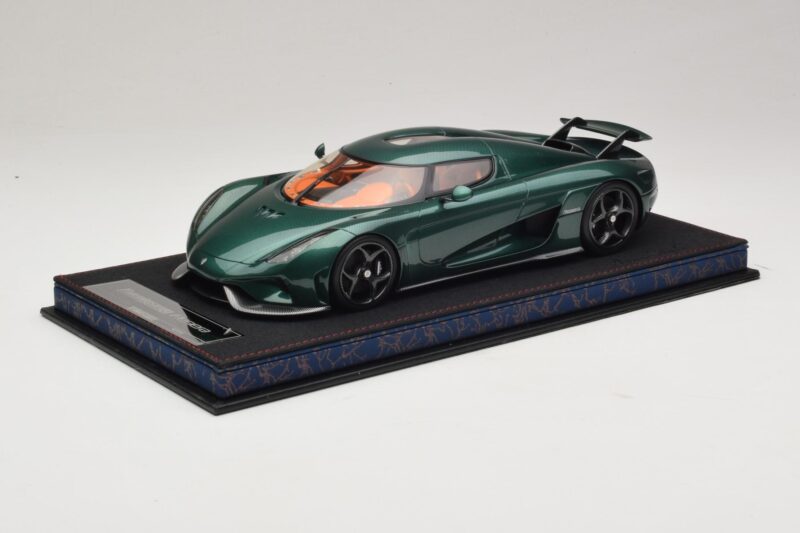 Koenigsegg Regera Žalias Tonuotas Karbonas FrontiArt 1:18 AS010-110 Derva