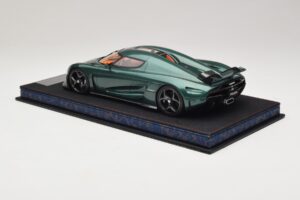 Koenigsegg Regera Žalias Tonuotas Karbonas FrontiArt 1:18 AS010-110 Derva - nuotrauka 4 iš 7