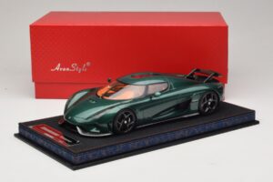 Koenigsegg Regera Žalias Tonuotas Karbonas FrontiArt 1:18 AS010-110 Derva - nuotrauka 6 iš 7