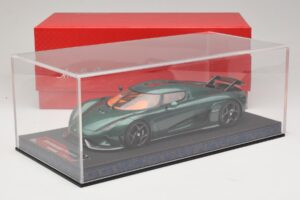 Koenigsegg Regera Žalias Tonuotas Karbonas FrontiArt 1:18 AS010-110 Derva - nuotrauka 7 iš 7