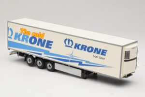 Krone Cooliner Lanksti Dėžinė Priekaba Minichamps 1:43 439911040 Metalas - nuotrauka 4 iš 6