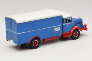 Krupp Titan Dėžinis Sunkvežimis Mėlynas Raudonas Minichamps 1:43 439069040 Metalas - nuotrauka 2 iš 6