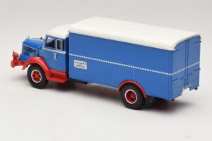 Krupp Titan Dėžinis Sunkvežimis Mėlynas Raudonas Minichamps 1:43 439069040 Metalas - nuotrauka 5 iš 6
