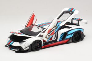 Lamborghini Aventador LB Works Martini Livery AUTOart 1:18 79185 Kompozitas - nuotrauka 2 iš 8