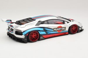 Lamborghini Aventador LB Works Martini Livery AUTOart 1:18 79185 Kompozitas - nuotrauka 3 iš 8