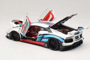 Lamborghini Aventador LB Works Martini Livery AUTOart 1:18 79185 Kompozitas - nuotrauka 5 iš 8