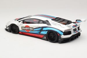 Lamborghini Aventador LB Works Martini Livery AUTOart 1:18 79185 Kompozitas - nuotrauka 7 iš 8
