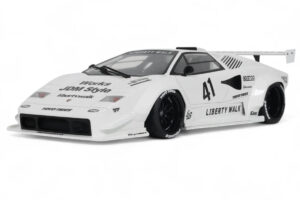 Lamborghini Countach LB-Works Baltas GT Spirit 1:18 Z356-WH Derva