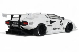 Lamborghini Countach LB-Works Baltas GT Spirit 1:18 Z356-WH Derva - nuotrauka 2 iš 5