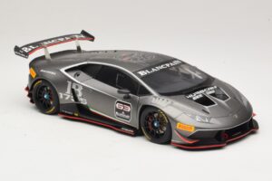 Lamborghini Huracan LP620-2 Super Trofeo #63 Tamsiai Pilkas 2016 AUTOart 1:18 81559 Kompozitas - nuotrauka 6 iš 8