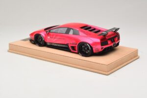 Lamborghini Murcielago Liberty Walk Blizgus Rožinis AB Models 1:18 REMC044 Derva - nuotrauka 5 iš 7