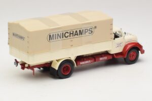 Magirus-Deutz S 7500 Jupiter Bortinis Sunkvežimis Baltas Raudonas Minichamps 1:43 439141022 Metalas - nuotrauka 2 iš 6