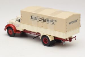 Magirus-Deutz S 7500 Jupiter Bortinis Sunkvežimis Baltas Raudonas Minichamps 1:43 439141022 Metalas - nuotrauka 5 iš 6