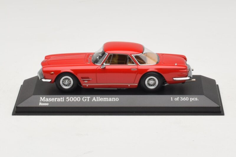 Maserati 5000 GT Allemano Raudonas Minichamps 1:43 Maserati 5000 GT Allemano Raudonas Minichamps 1:43 437123321 Metalas