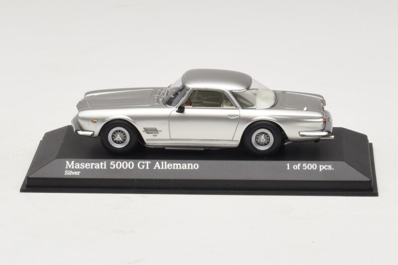Maserati 5000 GT Allemano Sidabrinis Minichamps 1:43 Maserati 5000 GT Allemano Sidabrinis Minichamps 1:43 437123324 Metalas