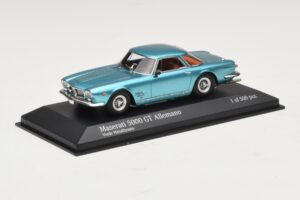 Maserati 5000 GT Allemano Verde Metallizzato Minichamps 1:43 437123320 Metalas - nuotrauka 2 iš 4