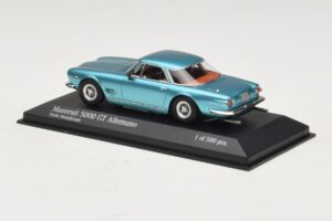 Maserati 5000 GT Allemano Verde Metallizzato Minichamps 1:43 437123320 Metalas - nuotrauka 3 iš 4