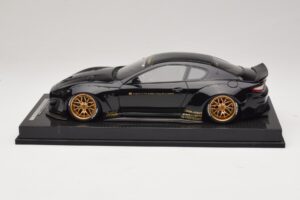 Maserati GranTurismo Liberty Walk Juoda su Auksiniais Ratlankiais AB Models 1:18 MAS-LB08-C Derva - nuotrauka 3 iš 7