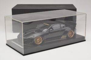 Maserati GranTurismo Liberty Walk Juoda su Auksiniais Ratlankiais AB Models 1:18 MAS-LB08-C Derva - nuotrauka 7 iš 7