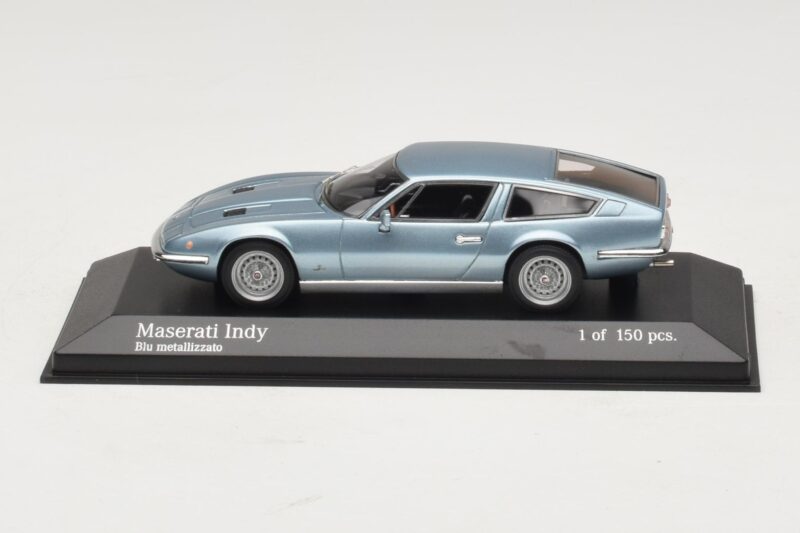 Maserati Indy Blue Metallic Minichamps 1:43 Maserati Indy Blue Metallic Minichamps 1:43 437123122 Metalas