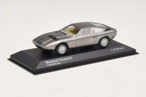 Maserati Khamsin Grey Metallic Minichamps 1:43 437123220 Metalas - nuotrauka 2 iš 4