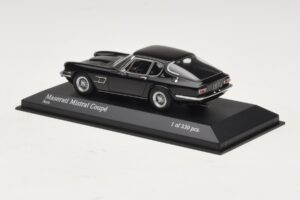 Maserati Mistral Juodas Minichamps 1:43 437123421 Metalas - nuotrauka 3 iš 4