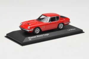 Maserati Mistral Raudonas Minichamps 1:43 437123424 Metalas - nuotrauka 2 iš 4